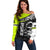 Concrete Finisher Skull on Site Off Shoulder Sweater - Wonder Print Shop