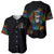 LGBT Rockin The Rainbow Life Skull Baseball Jersey - Wonder Print Shop