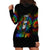 LGBT Rockin The Rainbow Life Skull Hoodie Dress - Wonder Print Shop