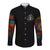 LGBT Rockin The Rainbow Life Skull Long Sleeve Button Shirt - Wonder Print Shop