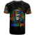 LGBT Rockin The Rainbow Life Skull T Shirt - Wonder Print Shop