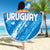 Uruguay Football 2024 Beach Blanket The Sky Blue - Wonder Print Shop