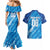 Uruguay Football 2024 Couples Matching Mermaid Dress and Hawaiian Shirt The Sky Blue - Wonder Print Shop