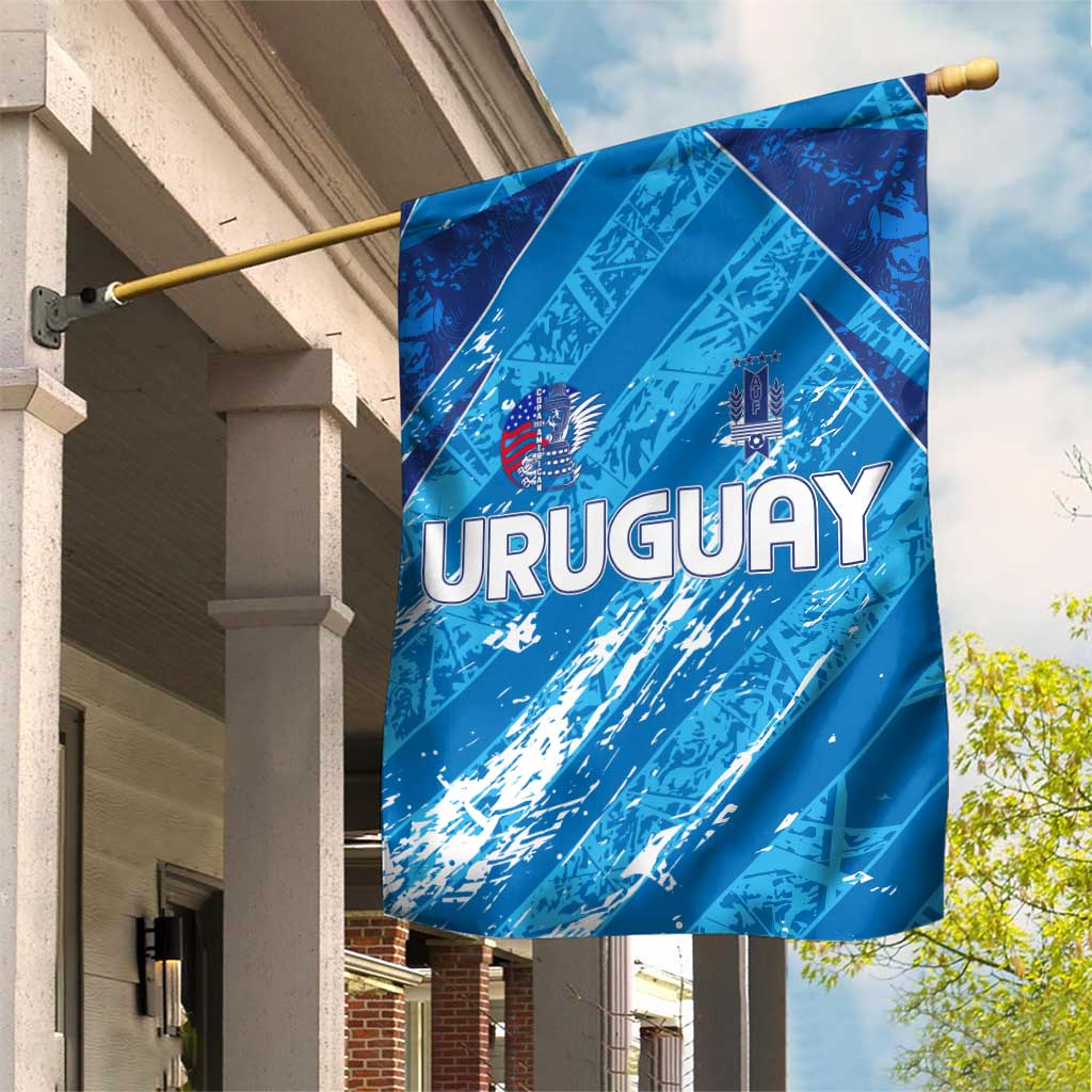 Uruguay Football 2024 Garden Flag The Sky Blue - Wonder Print Shop