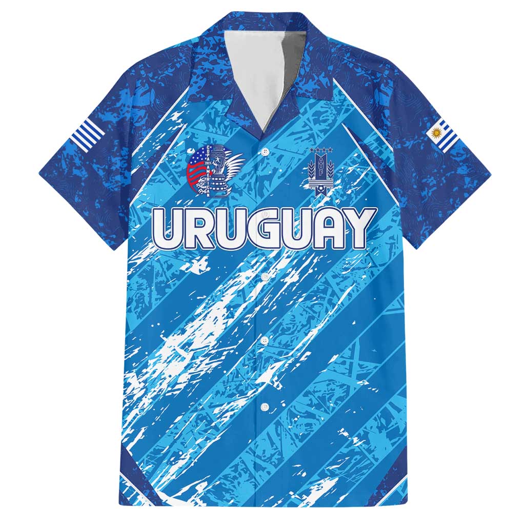 Uruguay Football 2024 Hawaiian Shirt The Sky Blue - Wonder Print Shop