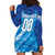 Uruguay Football 2024 Hoodie Dress The Sky Blue - Wonder Print Shop