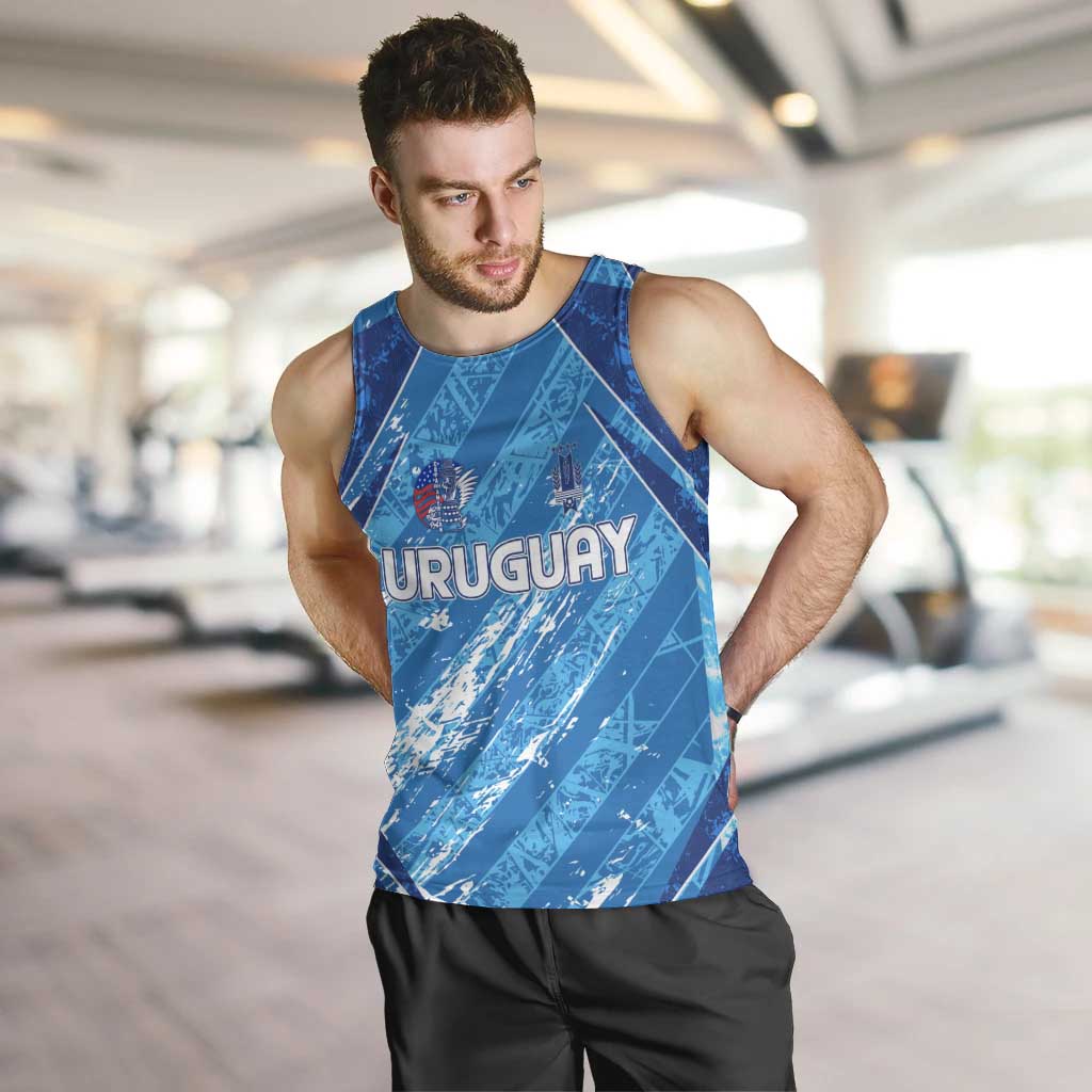 Uruguay Football 2024 Men Tank Top The Sky Blue - Wonder Print Shop