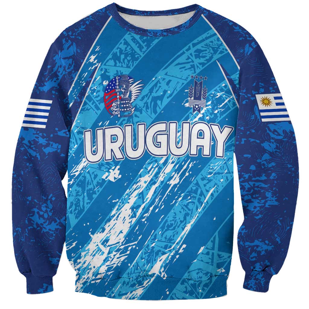 Uruguay Football 2024 Sweatshirt The Sky Blue - Wonder Print Shop