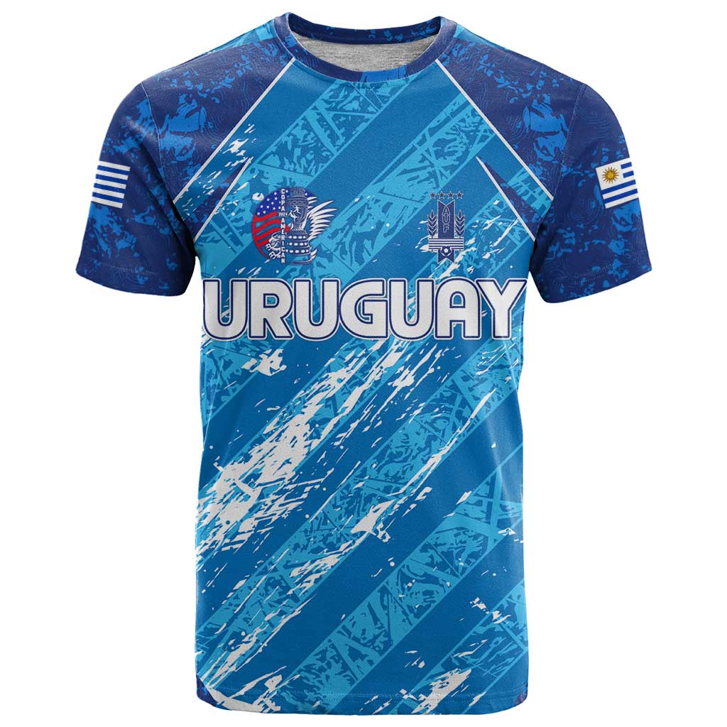 Uruguay Football 2024 T Shirt The Sky Blue - Wonder Print Shop