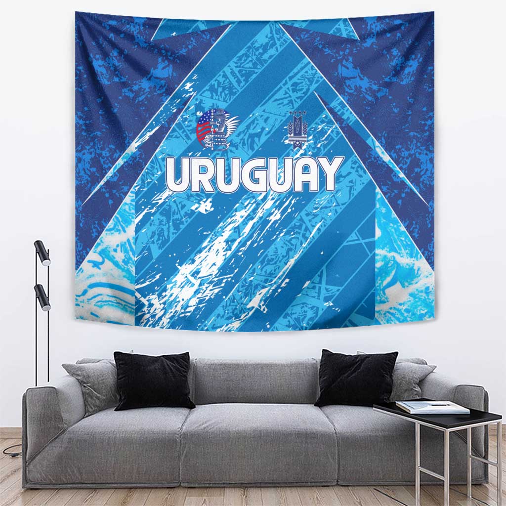 Uruguay Football 2024 Tapestry The Sky Blue