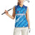 Uruguay Football 2024 Women Sleeveless Polo Shirt The Sky Blue - Wonder Print Shop