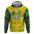 Brazil Football 2024 Zip Hoodie Selecao Bright Yellow - Wonder Print Shop