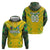 Brazil Football 2024 Zip Hoodie Selecao Bright Yellow - Wonder Print Shop