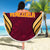 Venezuela Football 2024 Beach Blanket The Red Wine - Wonder Print Shop