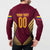 Custom Venezuela Football 2024 Button Sweatshirt The Red Wine - Wonder Print Shop