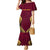 Custom Venezuela Football 2024 Family Matching Mermaid Dress and Hawaiian Shirt The Red Wine - Wonder Print Shop