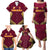 Custom Venezuela Football 2024 Family Matching Puletasi and Hawaiian Shirt The Red Wine - Wonder Print Shop