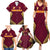 Custom Venezuela Football 2024 Family Matching Summer Maxi Dress and Hawaiian Shirt The Red Wine - Wonder Print Shop