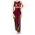 Custom Venezuela Football 2024 Family Matching Tank Maxi Dress and Hawaiian Shirt The Red Wine - Wonder Print Shop