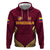 Custom Venezuela Football 2024 Hoodie The Red Wine - Wonder Print Shop