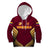 Custom Venezuela Football 2024 Kid Hoodie The Red Wine - Wonder Print Shop