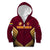 Custom Venezuela Football 2024 Kid Hoodie The Red Wine - Wonder Print Shop