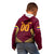 Custom Venezuela Football 2024 Kid Hoodie The Red Wine - Wonder Print Shop