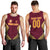 Custom Venezuela Football 2024 Men Tank Top The Red Wine - Wonder Print Shop