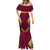 Custom Venezuela Football 2024 Mermaid Dress The Red Wine - Wonder Print Shop