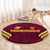 Venezuela Football 2024 Round Carpet The Red Wine