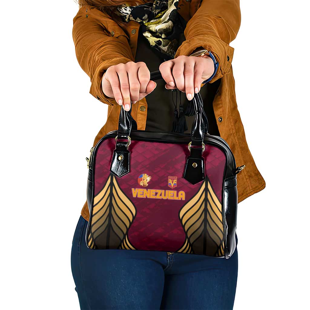 Venezuela Football 2024 Shoulder Handbag The Red Wine