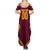 Custom Venezuela Football 2024 Summer Maxi Dress The Red Wine - Wonder Print Shop