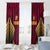 Venezuela Football 2024 Window Curtain The Red Wine - Wonder Print Shop