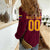 Venezuela Football 2024 Women Casual Shirt The Red Wine