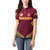 Custom Venezuela Football 2024 Women Polo Shirt The Red Wine - Wonder Print Shop