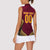 Custom Venezuela Football 2024 Women Sleeveless Polo Shirt The Red Wine - Wonder Print Shop