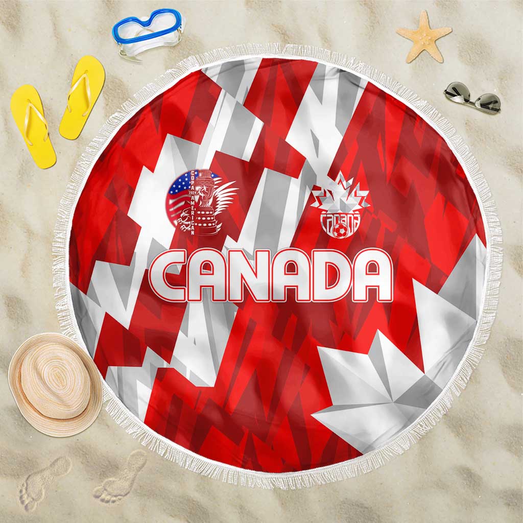 Canada Soccer 2024 Beach Blanket Canucks The Reds - Wonder Print Shop