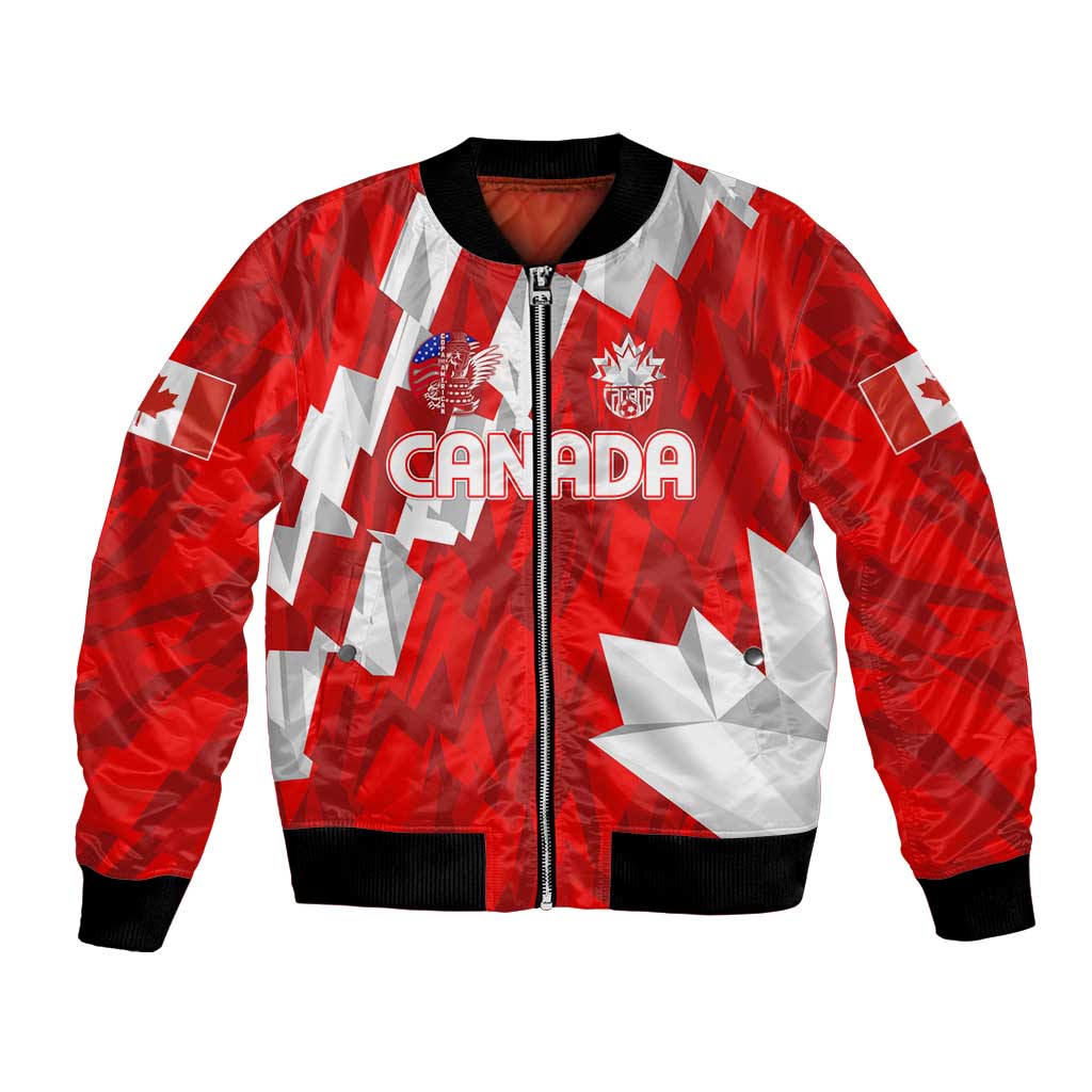 Canada Soccer 2024 Bomber Jacket Canucks The Reds - Wonder Print Shop