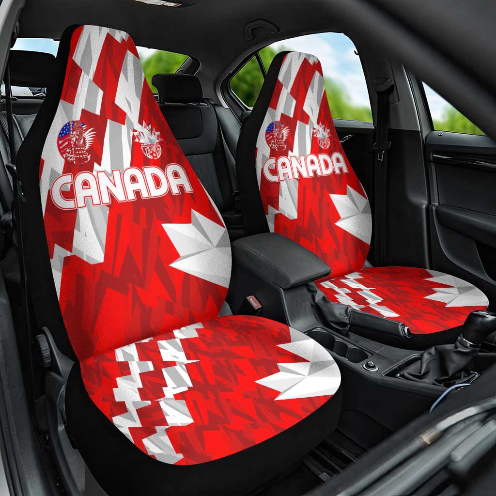 Canada Soccer 2024 Car Seat Cover Canucks The Reds - Wonder Print Shop