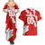 Canada Soccer 2024 Couples Matching Summer Maxi Dress and Hawaiian Shirt Canucks The Reds - Wonder Print Shop