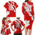 Canada Soccer 2024 Family Matching Long Sleeve Bodycon Dress and Hawaiian Shirt Canucks The Reds - Wonder Print Shop