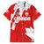 Canada Soccer 2024 Family Matching Long Sleeve Bodycon Dress and Hawaiian Shirt Canucks The Reds - Wonder Print Shop