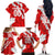 Canada Soccer 2024 Family Matching Off The Shoulder Long Sleeve Dress and Hawaiian Shirt Canucks The Reds - Wonder Print Shop