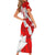 Canada Soccer 2024 Family Matching Short Sleeve Bodycon Dress and Hawaiian Shirt Canucks The Reds - Wonder Print Shop