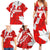 Canada Soccer 2024 Family Matching Summer Maxi Dress and Hawaiian Shirt Canucks The Reds - Wonder Print Shop