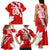 Canada Soccer 2024 Family Matching Tank Maxi Dress and Hawaiian Shirt Canucks The Reds - Wonder Print Shop