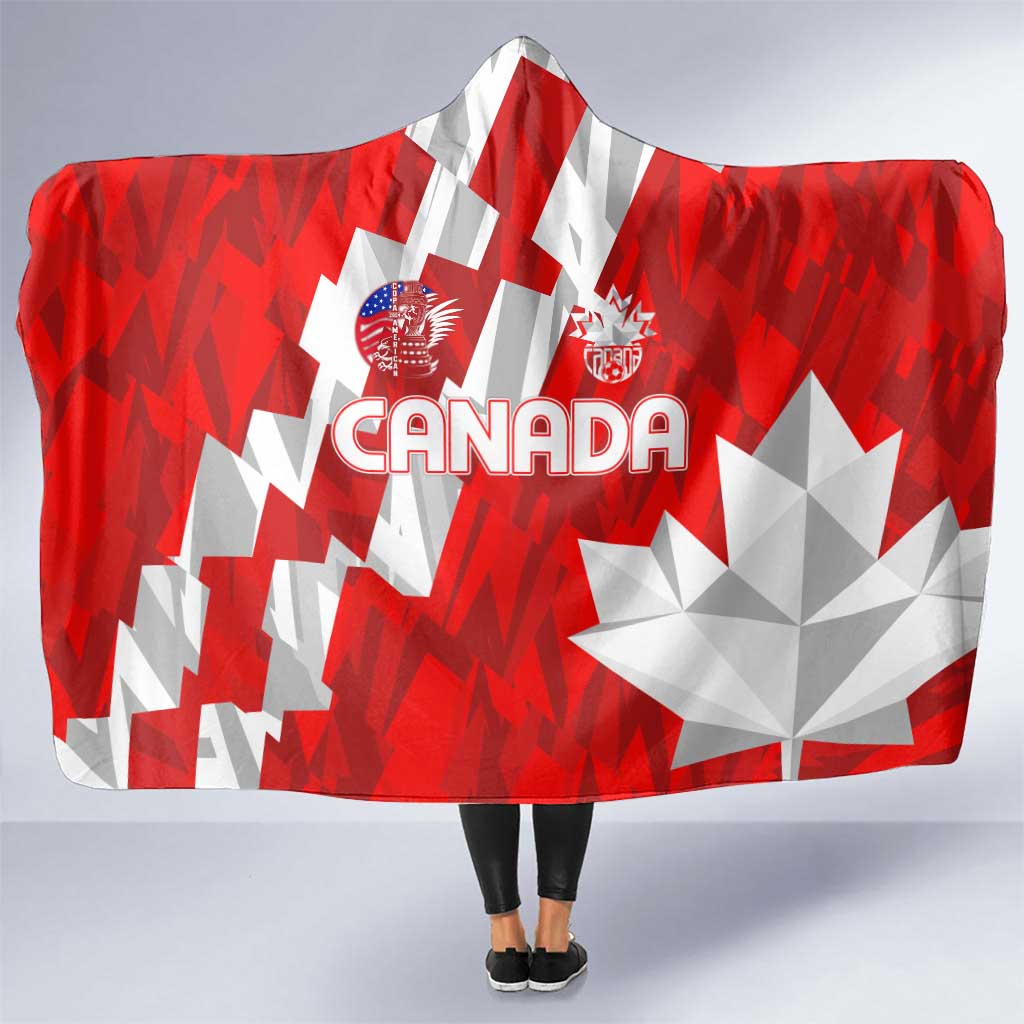 Canada Soccer 2024 Hooded Blanket Canucks The Reds