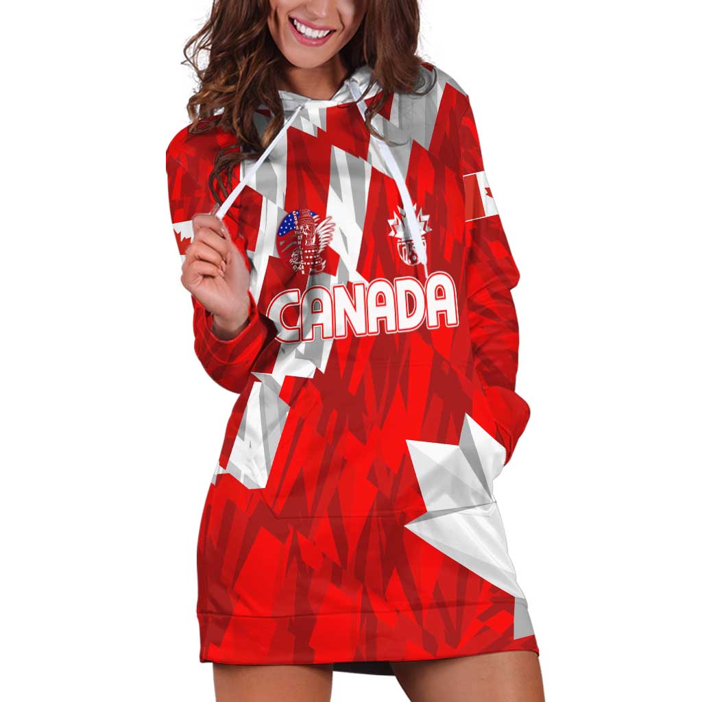 Canada Soccer 2024 Hoodie Dress Canucks The Reds - Wonder Print Shop