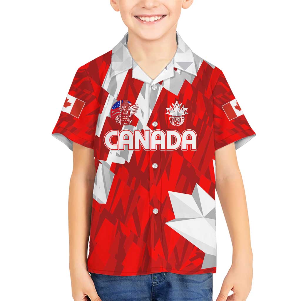 Canada Soccer 2024 Kid Hawaiian Shirt Canucks The Reds - Wonder Print Shop