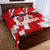 Canada Soccer 2024 Quilt Bed Set Canucks The Reds - Wonder Print Shop